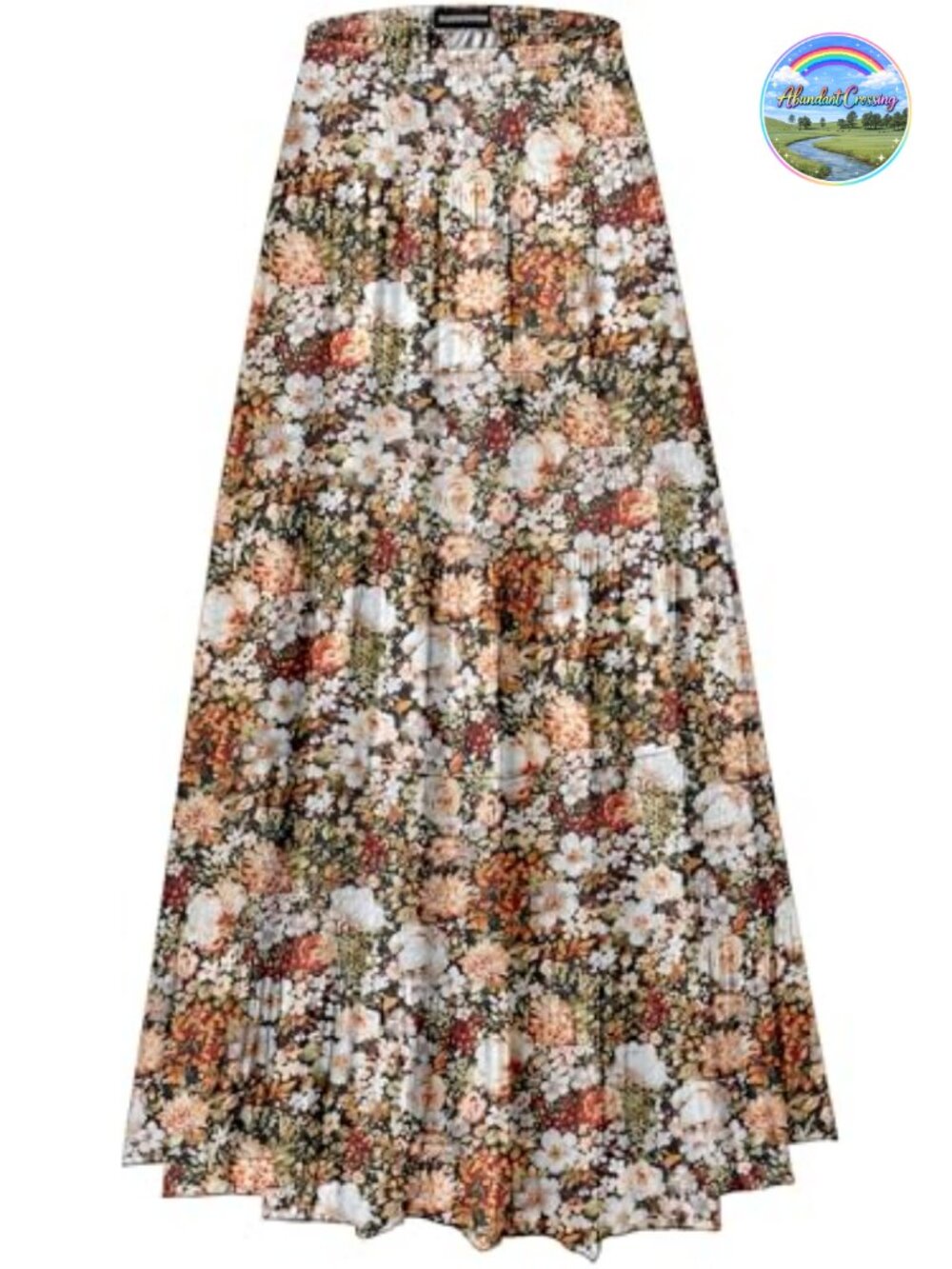 Womens Flowy Chiffon Maxi Skirt High Waist Pleated A Line Tiered Boho